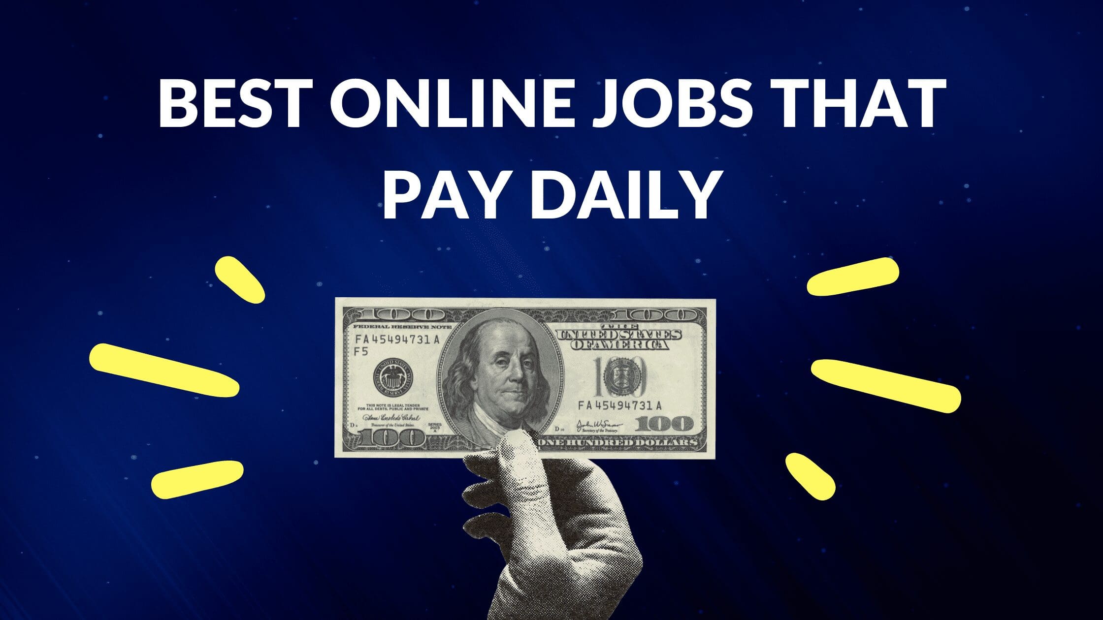 Best Online Jobs That Pay Daily - Blogging Guide