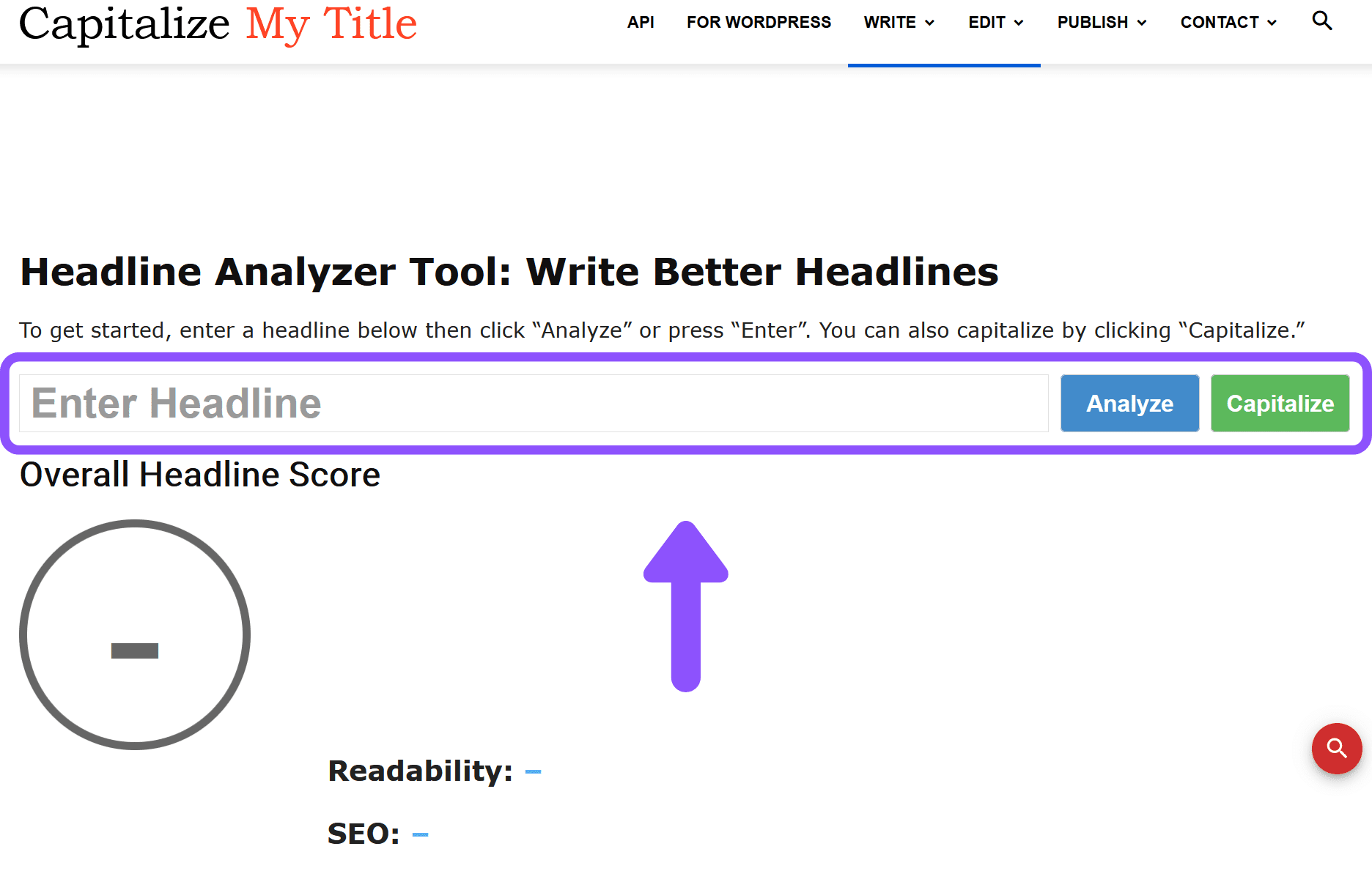 ami headline analyzer