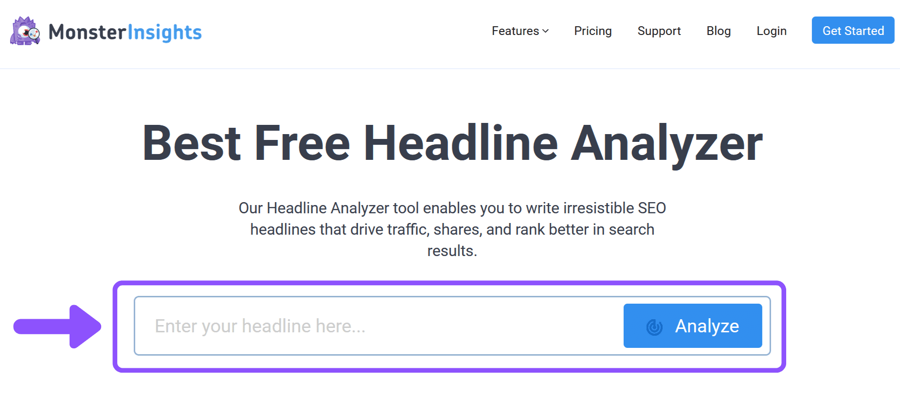 MonsterInsights Headline Analyzer, Best Free Headline Analyzer Tools, best free headline analyzer, headline analyzer free, best headline analyzer tool