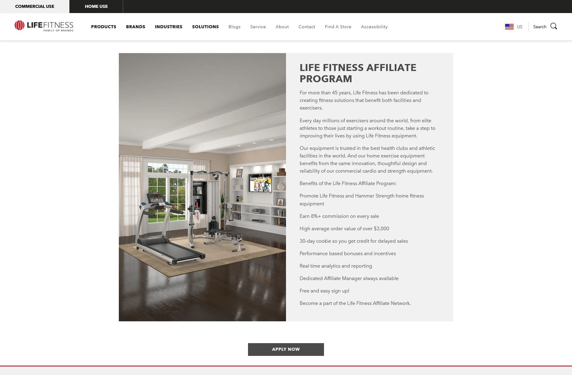 The Life Fitness Affiliate Program is an excellent opportunity for