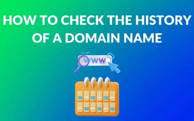How to Check the History of a Domain Name