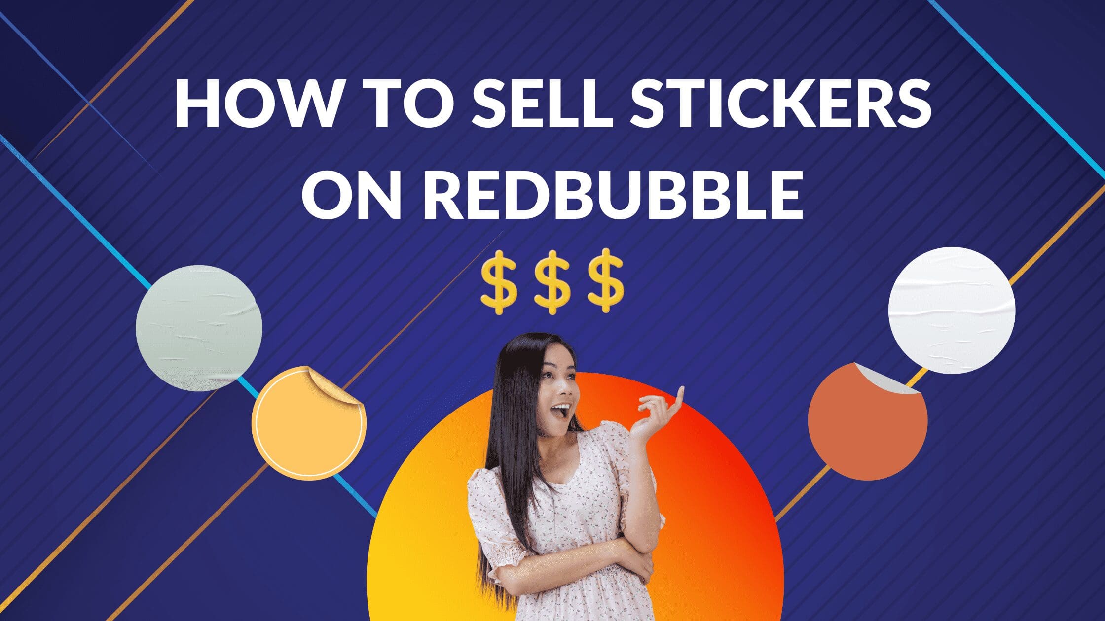 How to Sell Stickers on Redbubble, Is it worth it to sell stickers on Redbubble, how to make stickers on redbubble, what can you sell on redbubble, apps to make stickers for redbubble, how much money can you make selling stickers on redbubble, how much does it cost to sell stickers on redbubble