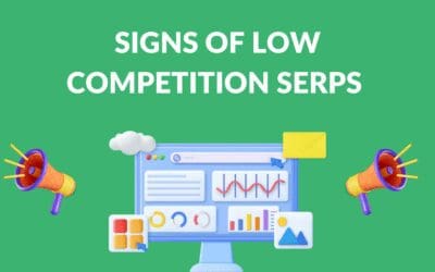Signs of Low Competition SERPs
