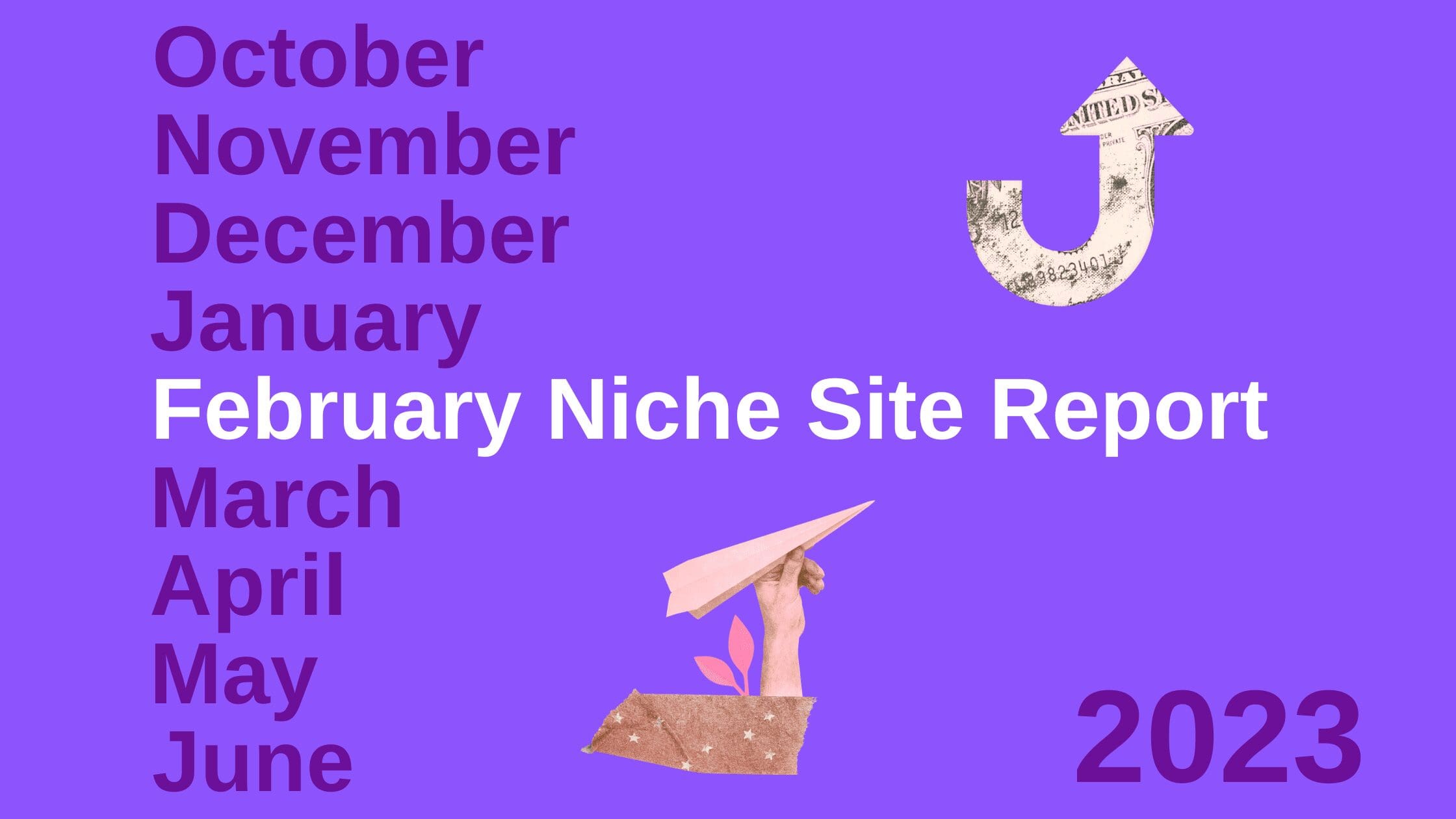 February Niche Site Report 2023, niche site report, blogging guide report, blogging guide site portfolio