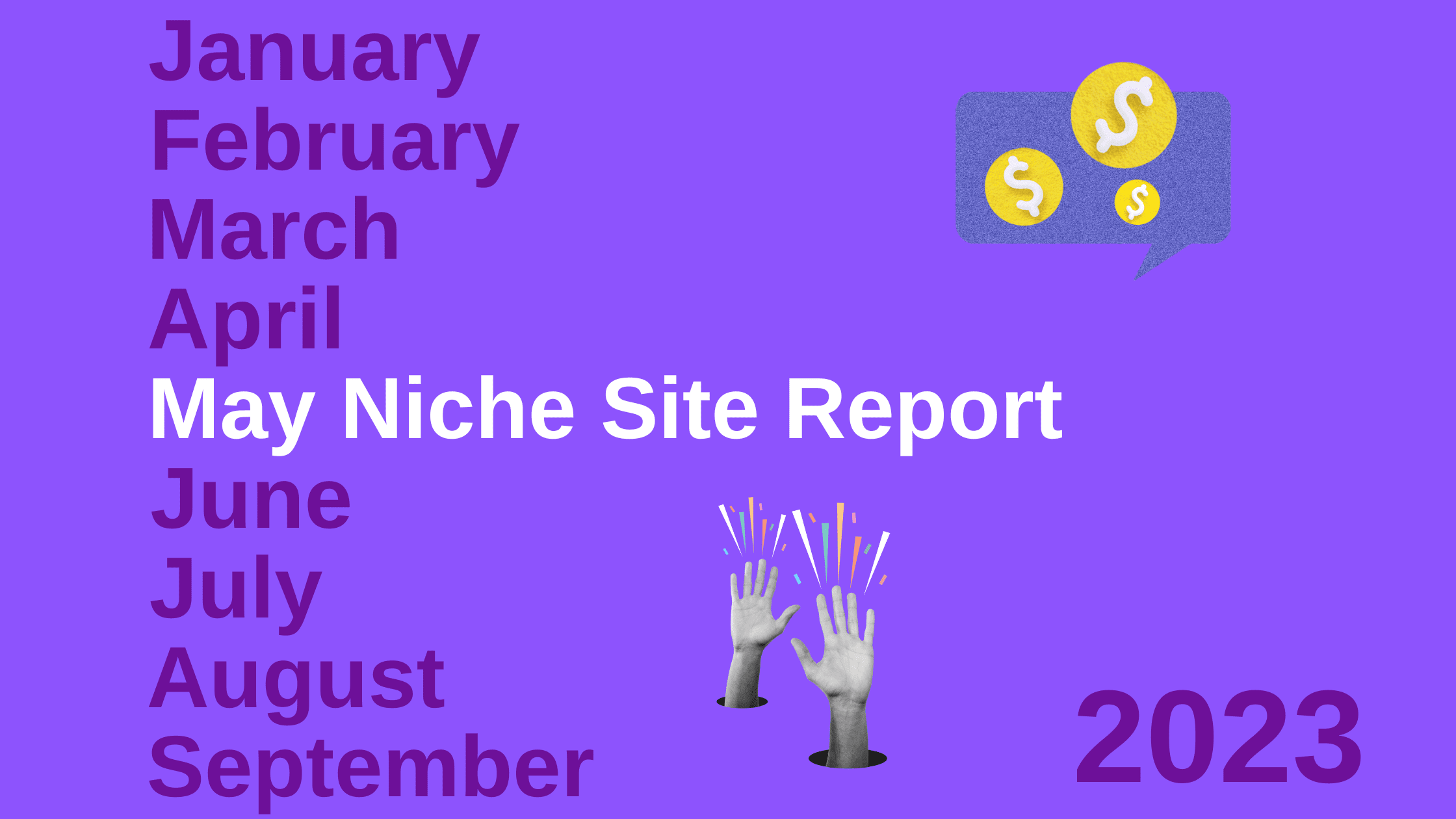 may Niche Site Report 2023, niche site report, blogging guide report, blogging guide site portfolio