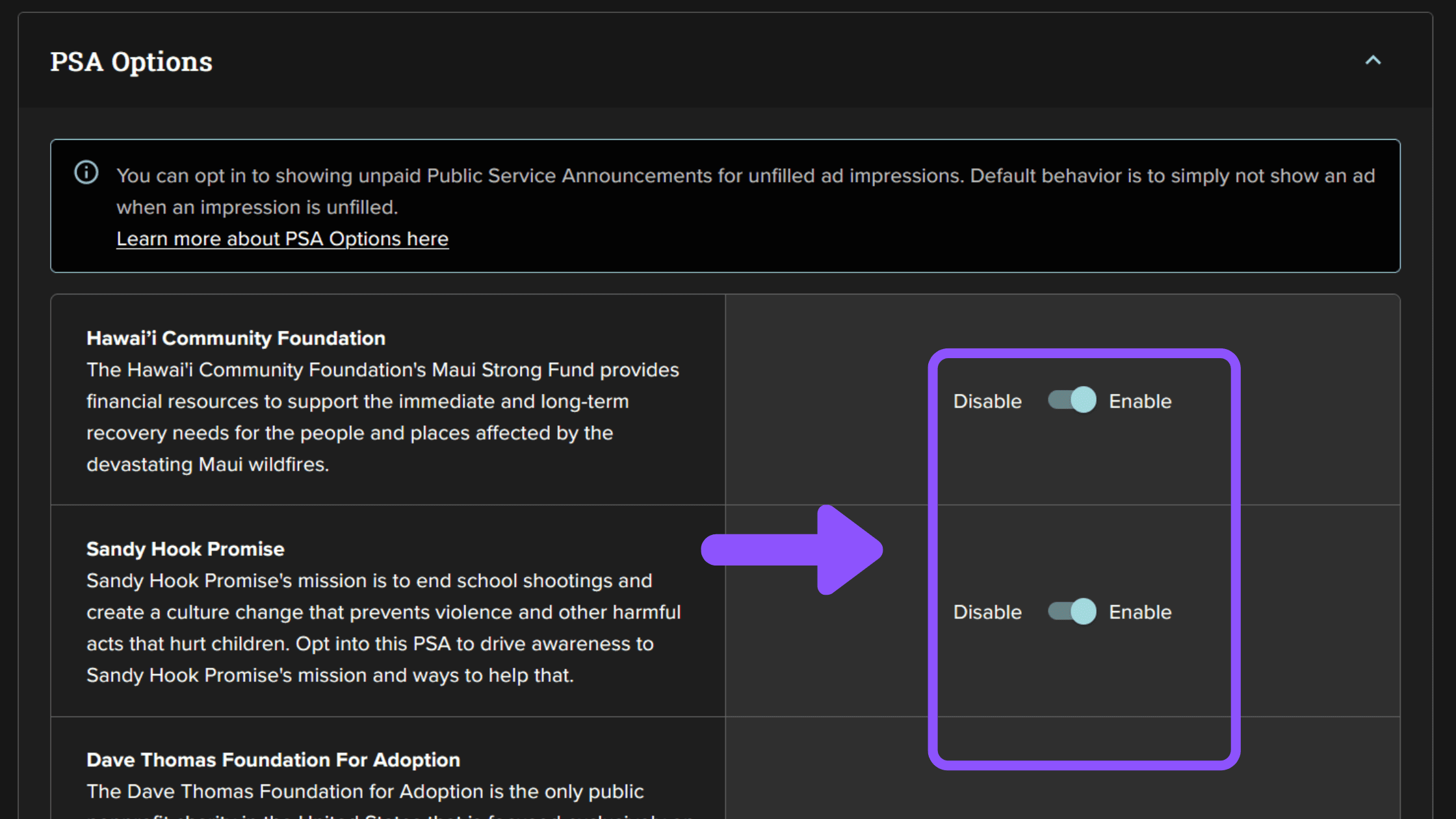 Mediavine Ad Settings 5